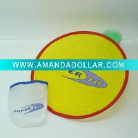 Wholesale 9" Nylon Foldable Frisbee with Flame retardant