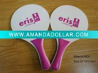 Wholesale wooden beach racket set