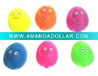 Plush eggs puffer ball