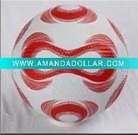 color rubber football