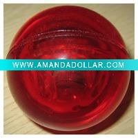 Rubber flashing bouncing ball