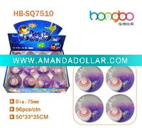 Wholesale TPU high bouncy glitter american football water ball