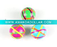 Wholesale Colorful Stripe Bounce Ball