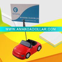 Wholesale Memo holder Convertible stress reliver car