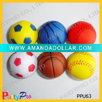 colorful foam pu stress ball