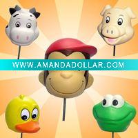 Monkey toy antenna Stress Ball