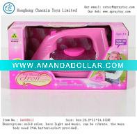 plastic kid B/O iron toys