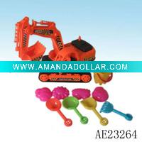 Wholesale Plastic beach bucket set with truck