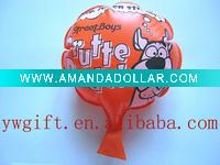 garden baby plastic balloon