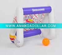 Wholesale PVC inflatable football goal +ball