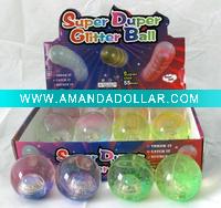 Flashing Gliter bouncing ball