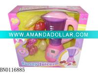 Wholesale B/O LCD juicer W/accessories ,BATTERY OPERATED KITCHEN TOY