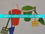 beach bucket,beach bucket w/scoop,sand beach bucket