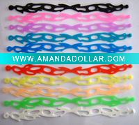 Wholesale 2011 popular glow tattoo silicone bracelet