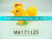 Wholesale pull line toy chicken with bell