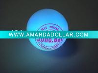 Flashing novelties ball