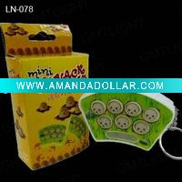 led whack-a-mole gophers toy with music