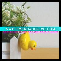 Wholesale duck stress balls with keychain
