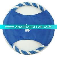 Wholesale Cotton rope frisbee toy for dogs