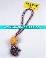 Wholesale PET'S TOY BALL ON STRING 12MM*19"