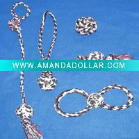 Wholesale colored rope pet toys