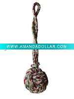 Wholesale Rope ball with handle HLT1015-1
