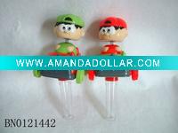 Wholesale Pull wire farmer car candy toys w/candy tube