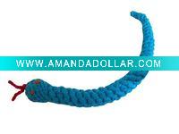 Wholesale Hand-knit Snake Toy for Dogs
