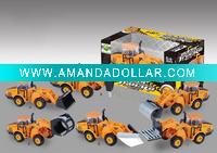 1:87 Diecast construction farm car model,Pull-back Farm car toys