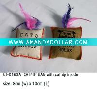 catnip bag with catnip inside