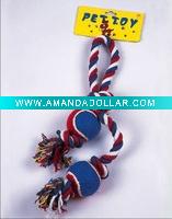 PET'S TOY BALL ON STRING 18MM*15"