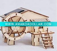 Solar Toy Windmill/wooden windmill