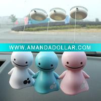 Wholesale The sunny-day dolls/shake head doll/flip flap /solar doll for car decorations