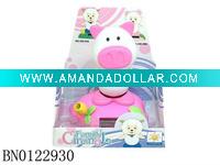 Wholesale Solar cartoon pig toy,Novelty solar toy,child toys