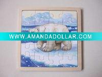 20pcs wooden jigsaw puzzles
