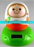plastic solar doll