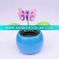 solar butterfly toy