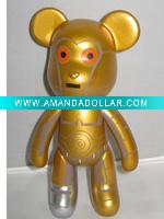 wind up bear pvc bear plastic bear