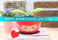Wholesale flip flap solar flower office decoration