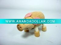 Wholesale Wooden craft pig