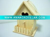 Wholesale DIY Wooden toy birdhouse
