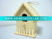 Wholesale DIY Wooden toy birdhouse