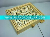 Kid educational toy wooden maze