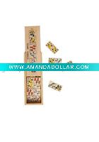 Wholesale Wooden toy puzzle domino
