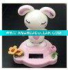 Cute rabbit solar power flip flap toy