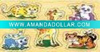 Wholesale wood puzzle with animal figure