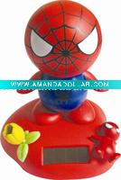 Wholesale Spider man solar power flip flap toy