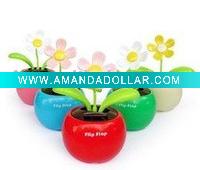 Solar flip flap flower,gift