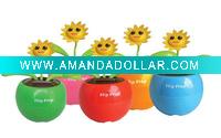 Wholesale solar toys flip flap sunflower