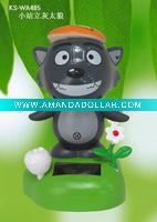Wholesale solar toy Mini solar dance toys-wolf